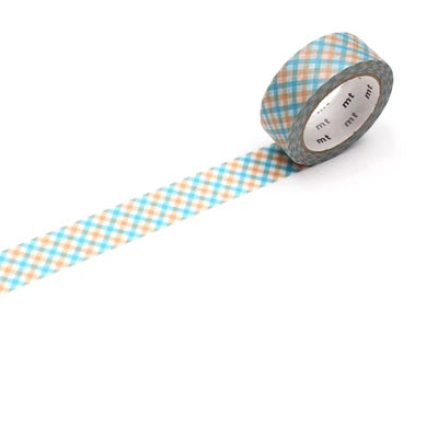 MT Washi Tape in Overlap Checkered Orange