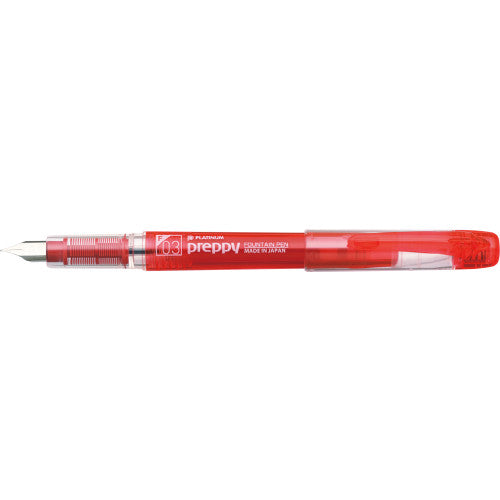 Platinum Preppy Fountain Pen in Red