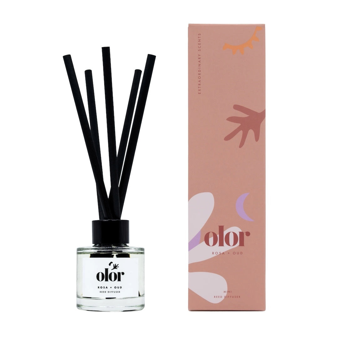 Rosa & Oud Mini Reed Diffuser