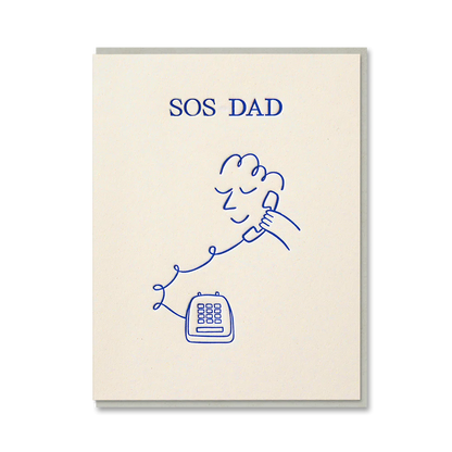 SOS Dad Greetings Card