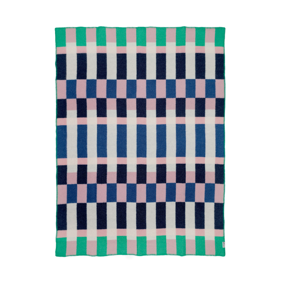 Studie Wool Blanket in Cobalt