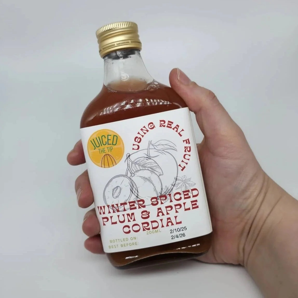 Winter Spiced Plum & Apple Cordial 200ml