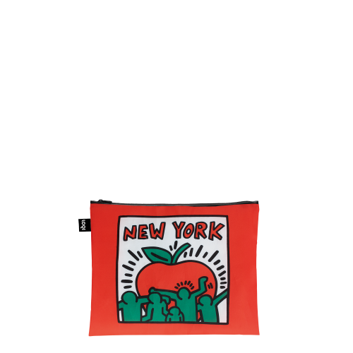 Keith Haring Untitled, Andy Mouse, New York Recycled Zip Pockets