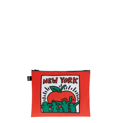 Keith Haring Untitled, Andy Mouse, New York Recycled Zip Pockets
