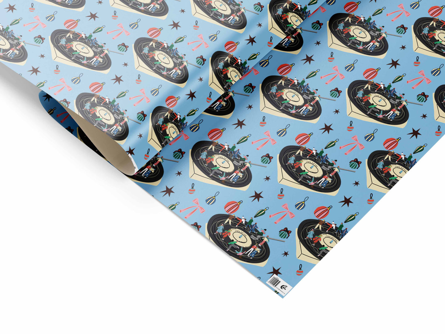 Jingle Bell Rock Christmas Gift Wrap Sheet