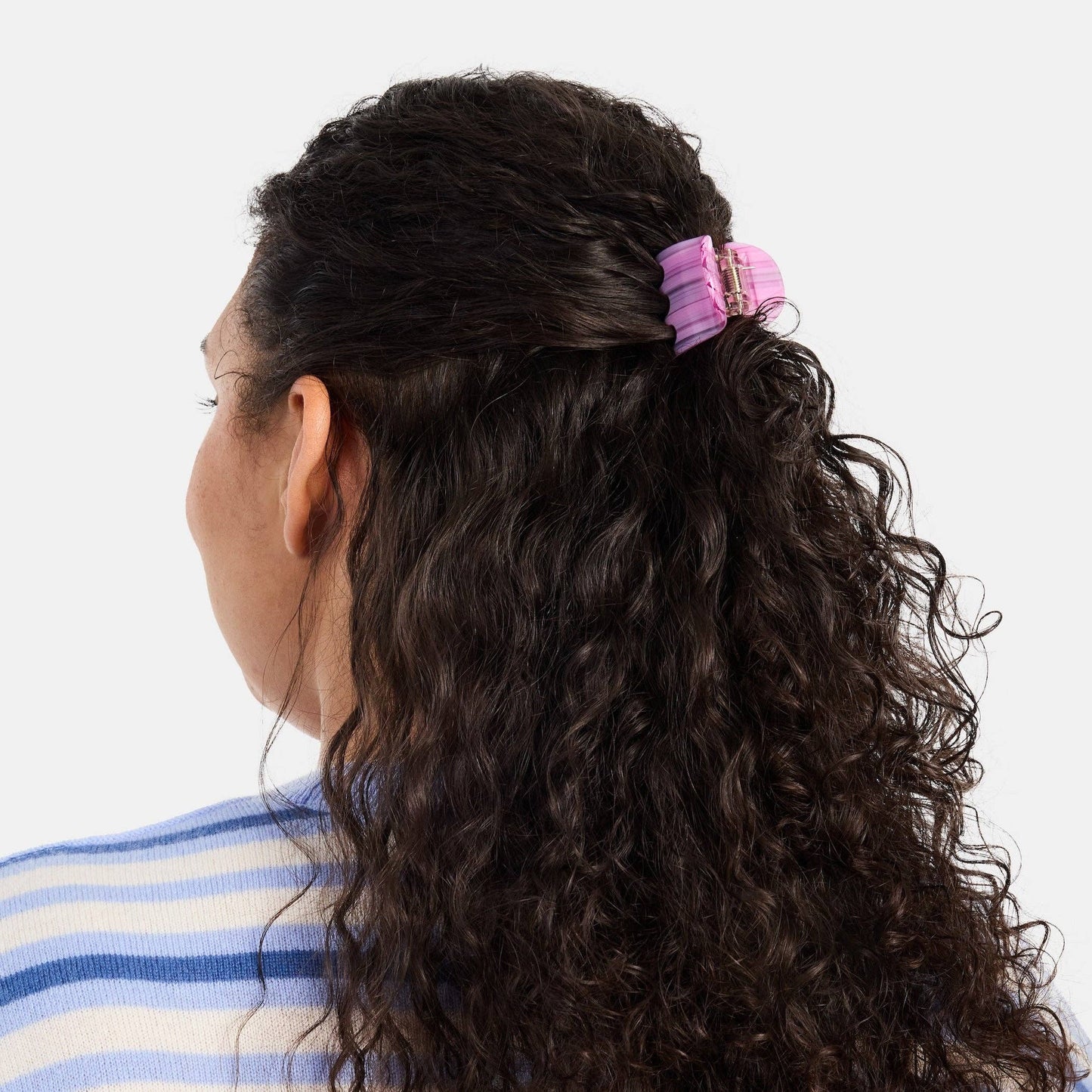 Midi Ursa Hair Claw in Petunia