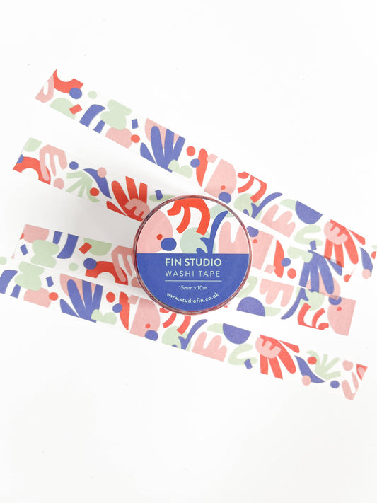 Tulips Patterned Washi Tape