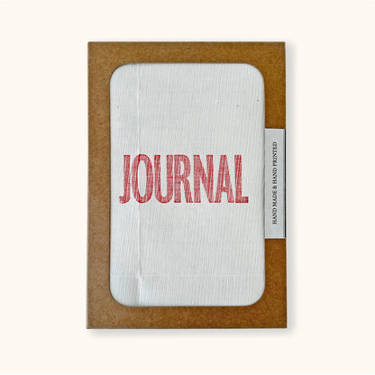 Linen Map Journal