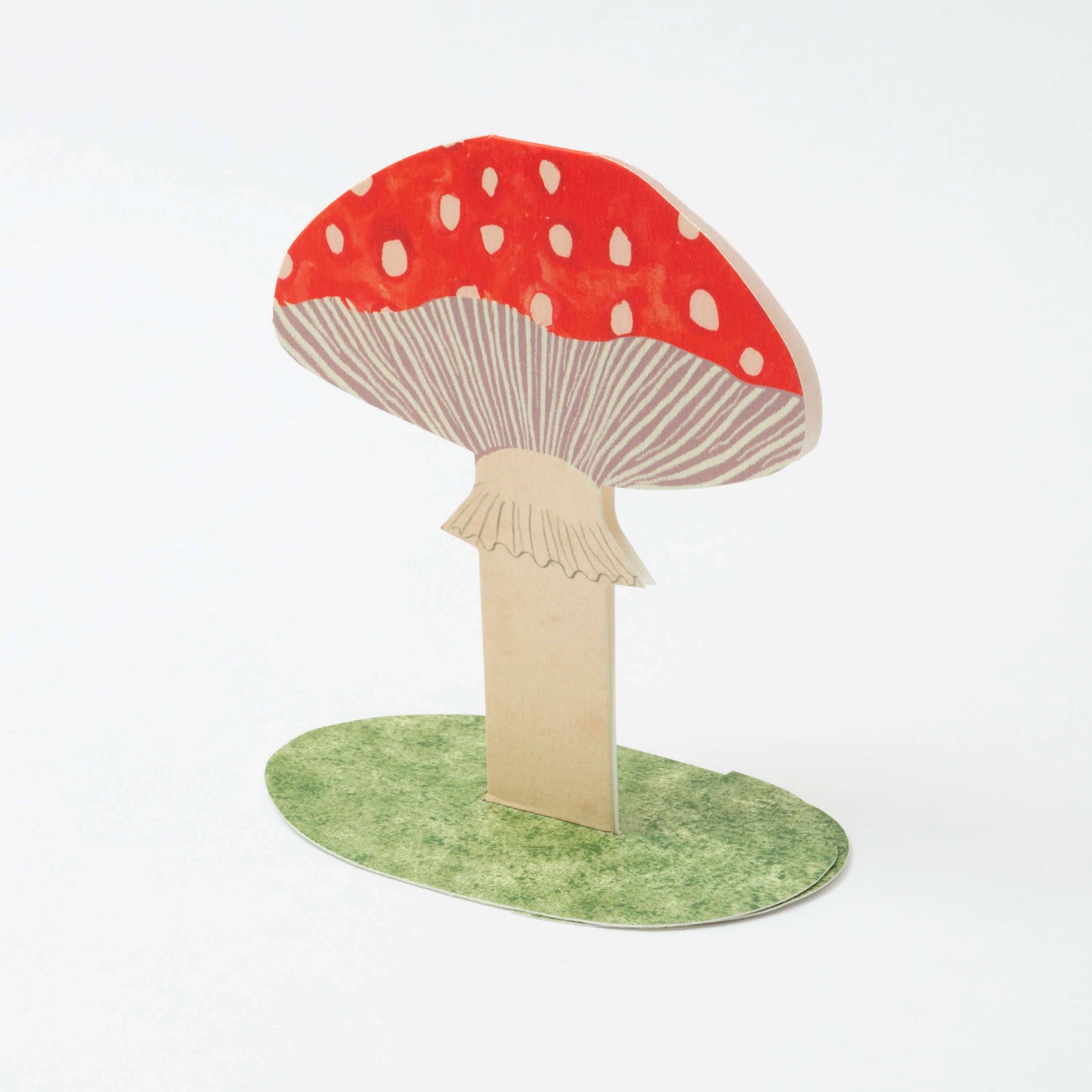 Toadstool 3D Greetings Card