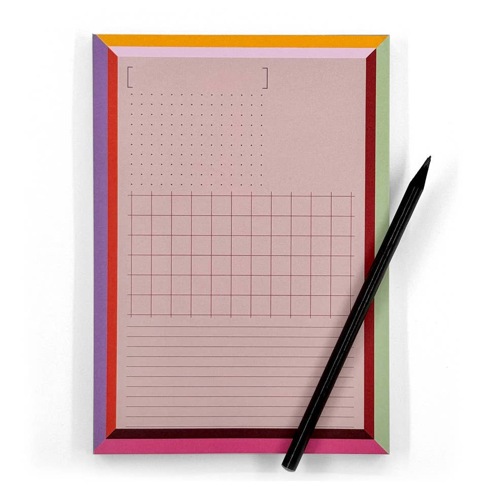 Frame Grid Dot A5 Notepad