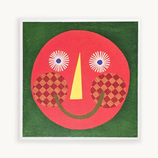 Susan Smith Smiley Face Print