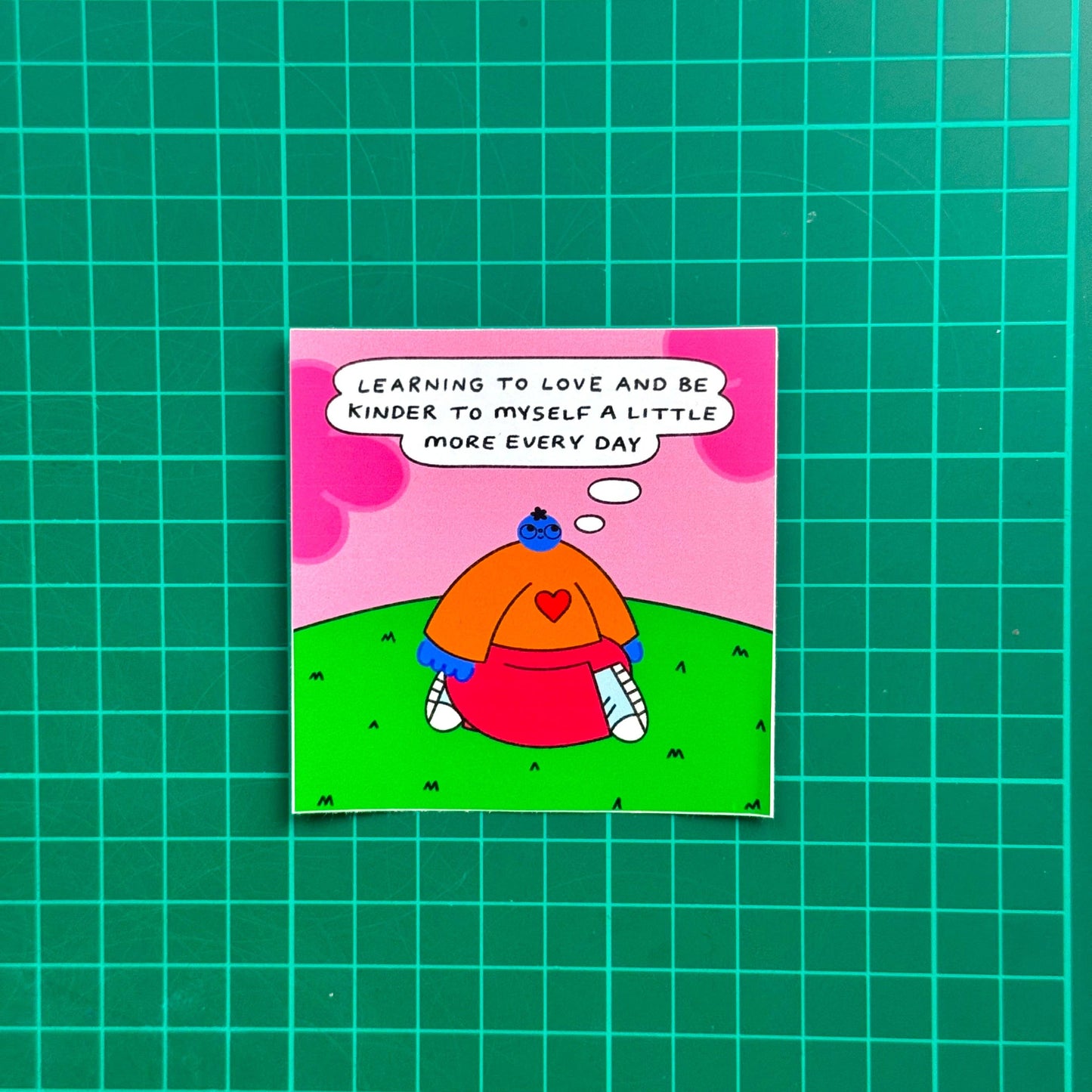 Learning To Love And Be Kinder To Myself Sticker