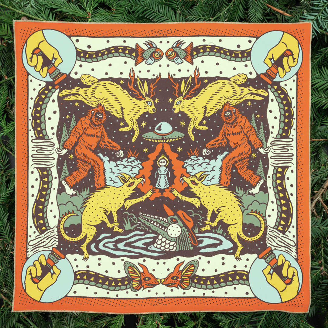 Creatures Of The Night Organic Cotton Bandana