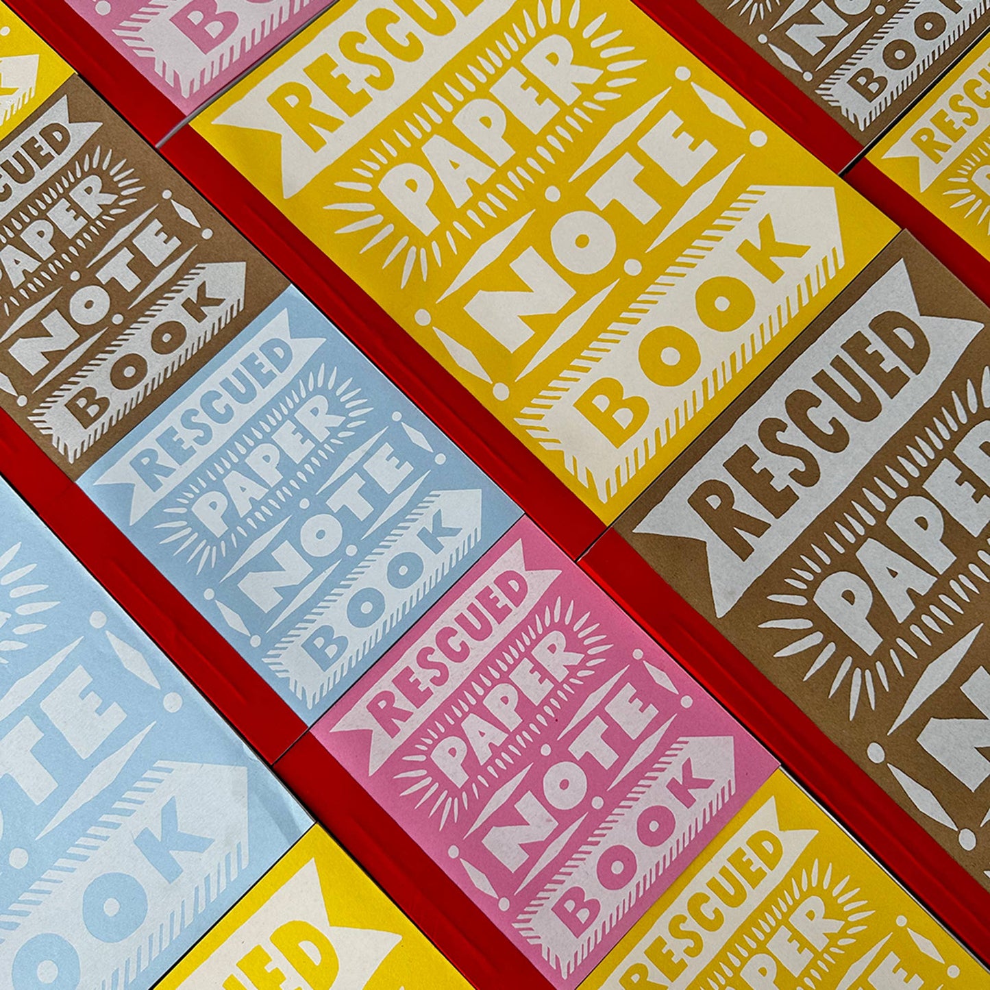 Large Rescued Paper Notebook