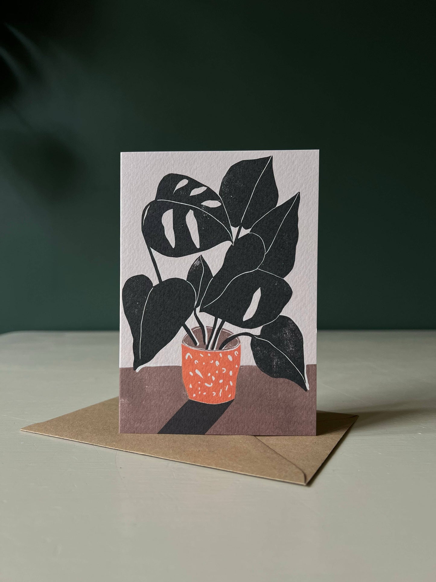 Monstera Greetings Card