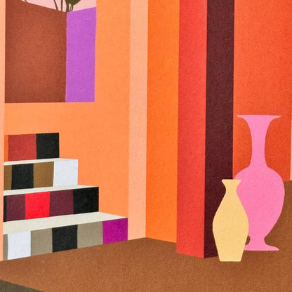 Steps Interior Greetings Card