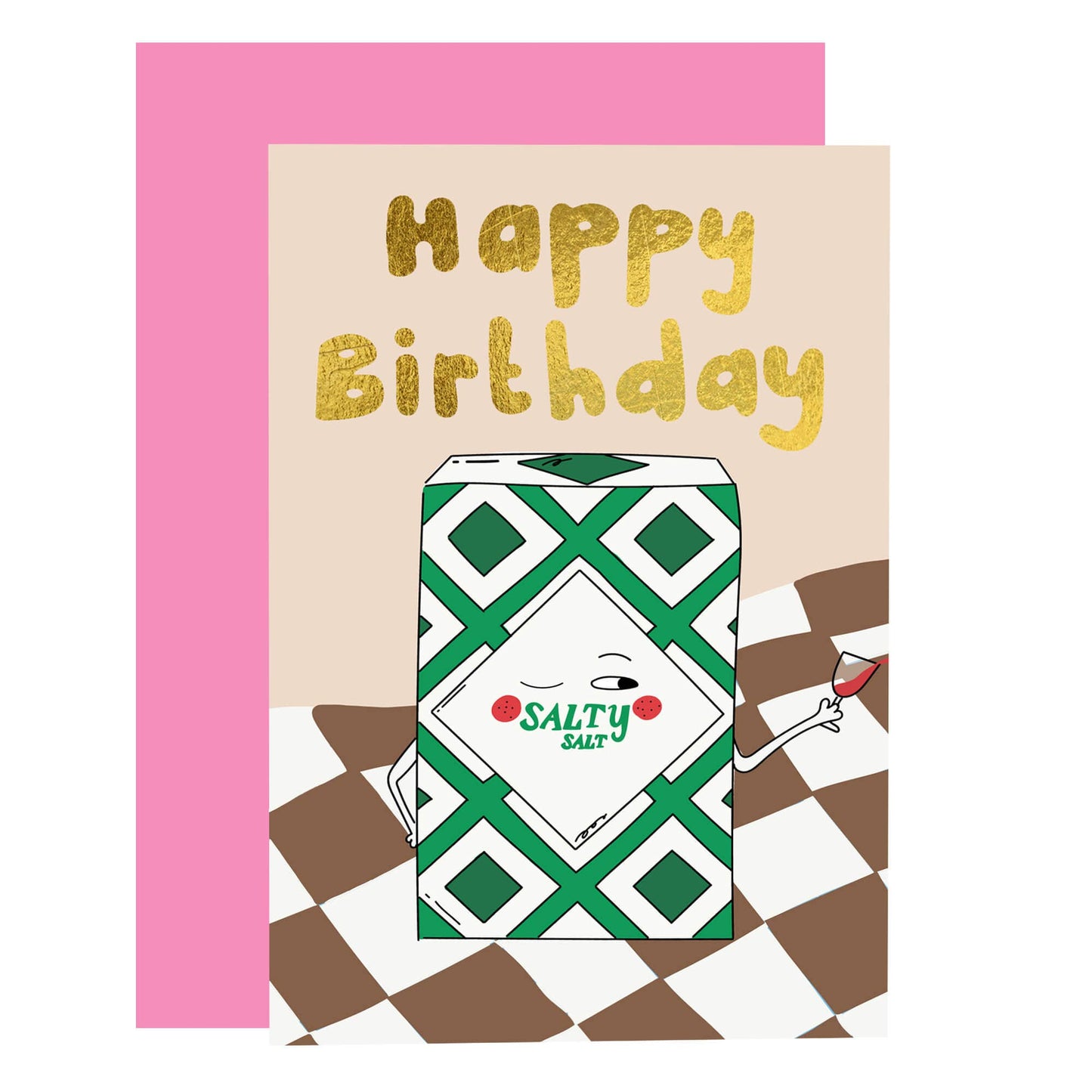 Salty Salt Birthday Card
