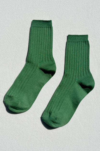 Her Socks in Jade