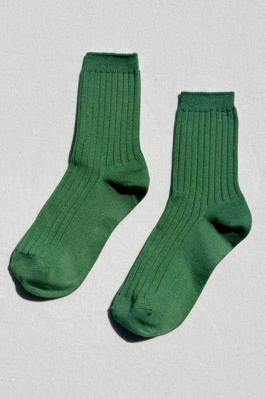 Her Socks in Jade