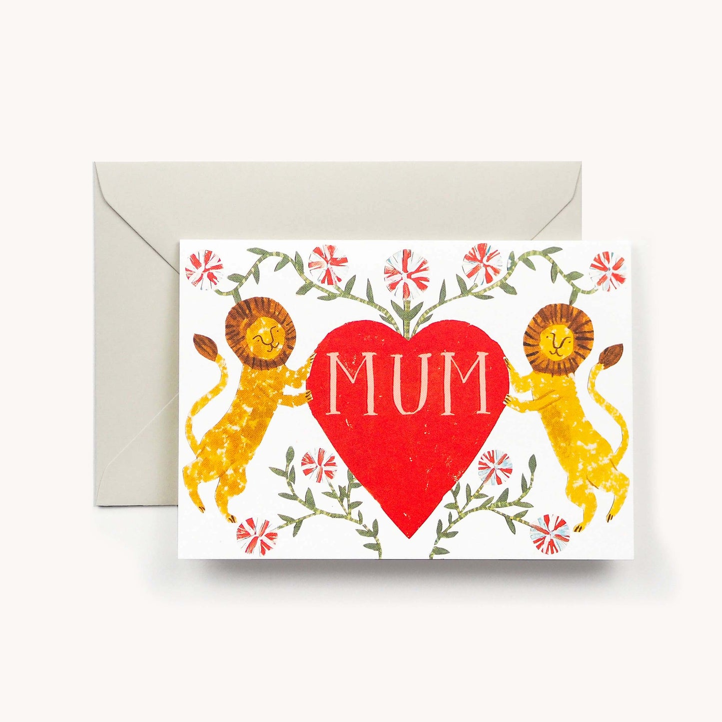 Mum Lion Heart Card