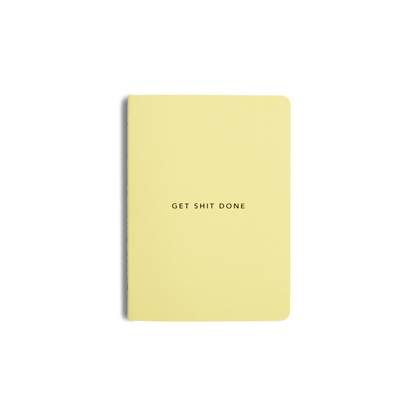 Get Shit Done A6 Productivity Notebook in Lemon