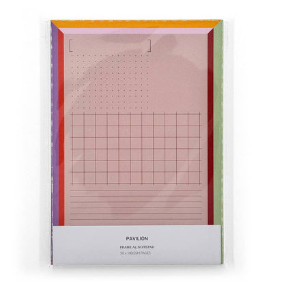 Frame Grid Dot A5 Notepad
