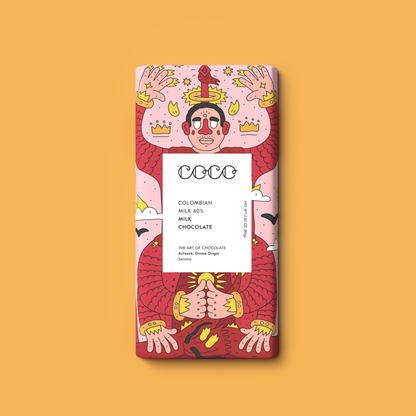 Colombian 40% Milk Chocolate Bar