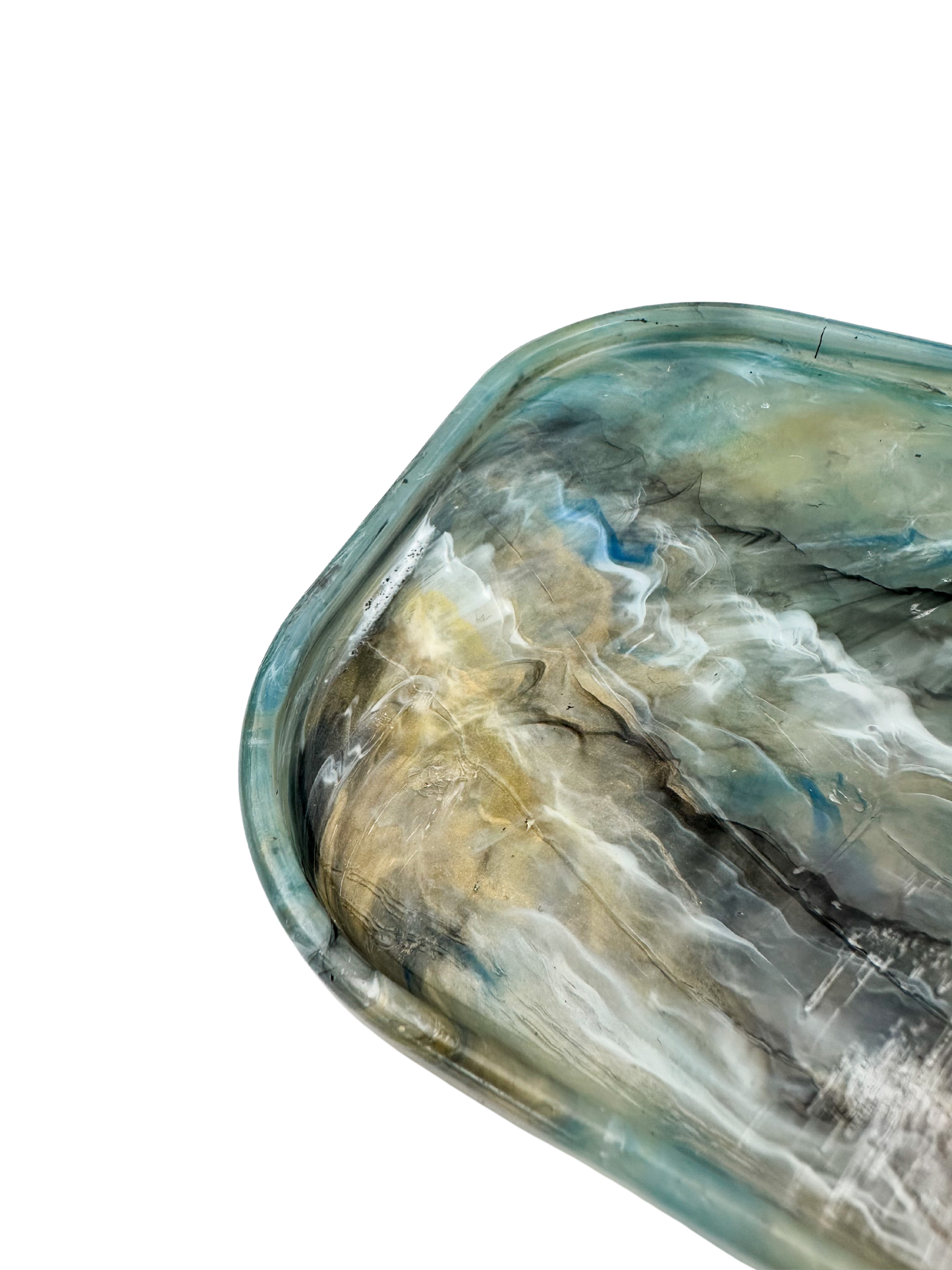 Marble Recycled Plastic Tray