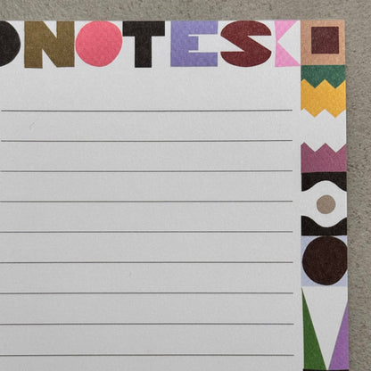 Geometric Border To-Do List Notepad
