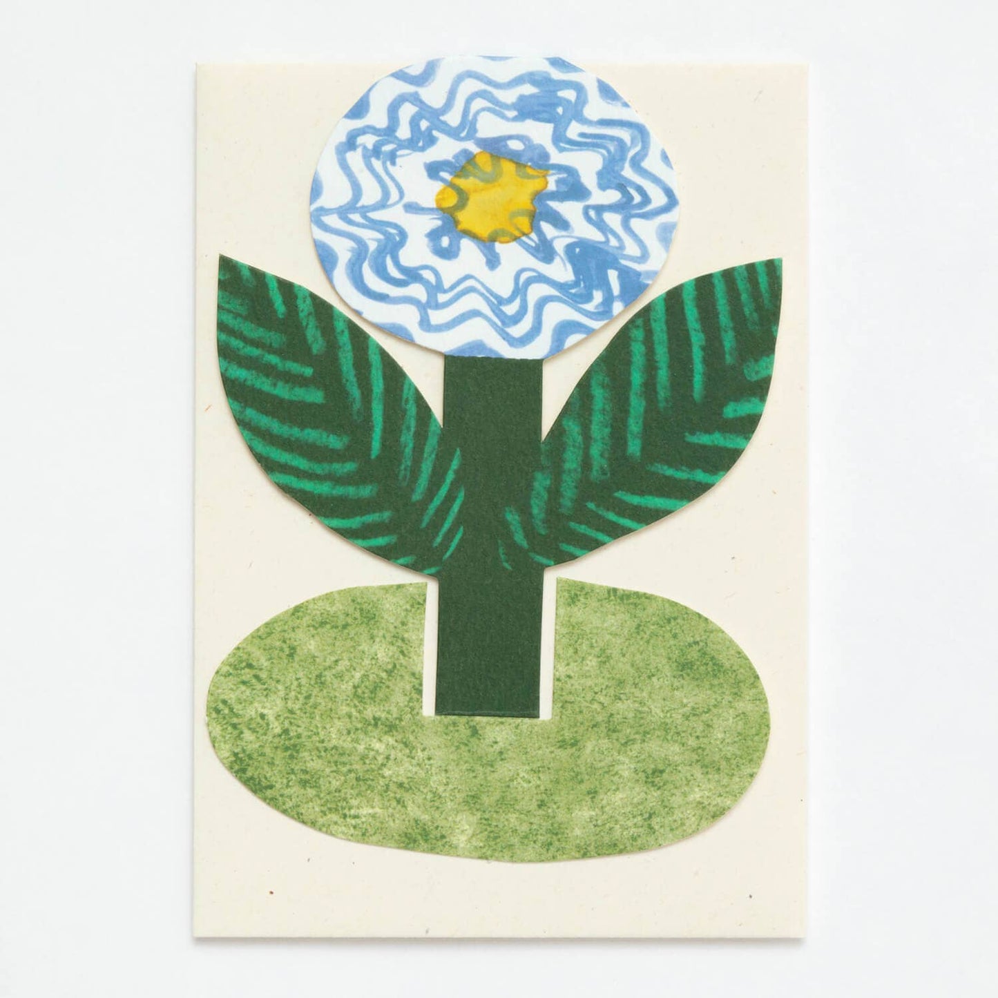 Blue Flower 3D Card