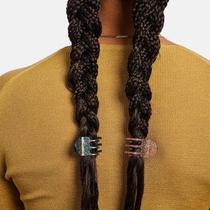 Mini Hair Claw in Hazel Sparkle