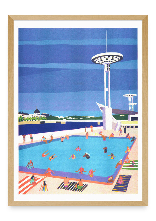 Tony Bertrand Nautical Centre A3 Print by Joanne Ho