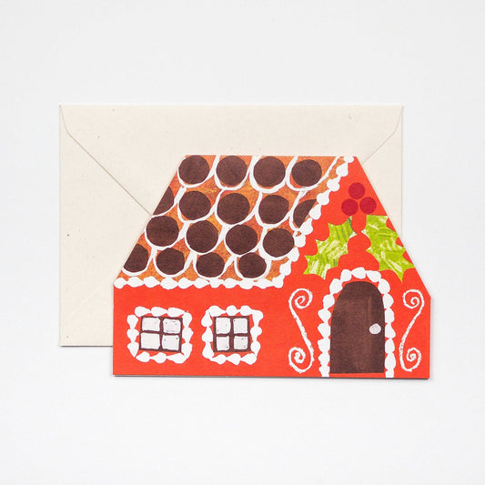 Gingerbread House Christmas Card