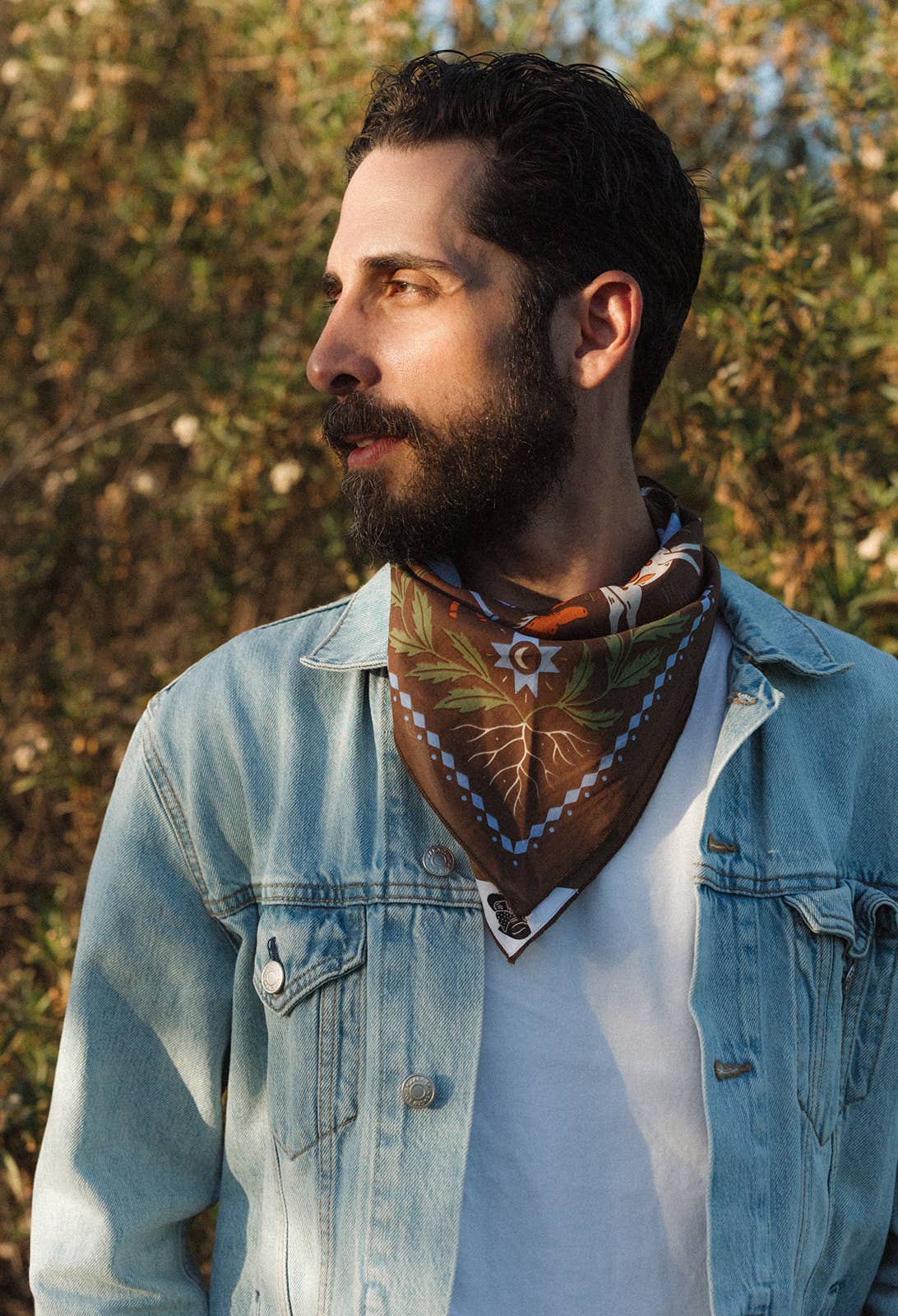 New Moon Organic Cotton Bandana