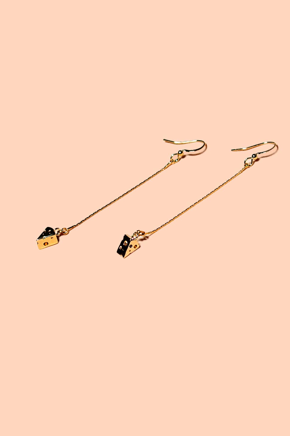 Slice O' Life Earrings in Gold