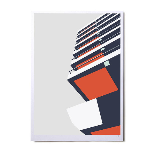 Gilbert House A3 Art Print