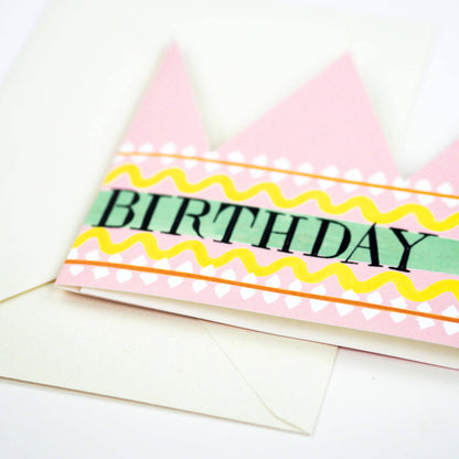 'Birthday Queen' Party Hat Card