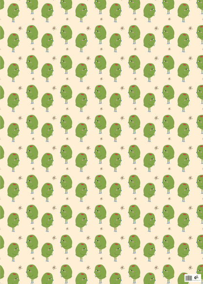 Olives Gift Wrap Sheet