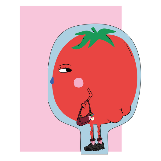 Hey Tomato! Die Cut Greetings Card