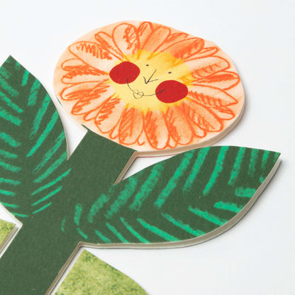 Happy Birthday Flower 3D Card