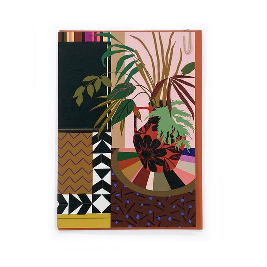 Fern Botanical Interiors Greetings Card