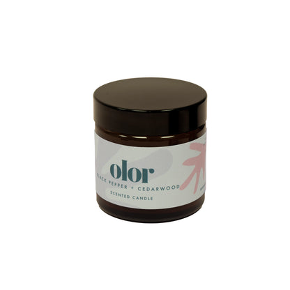 Black Pepper & Cedarwood Mini Jar Candle