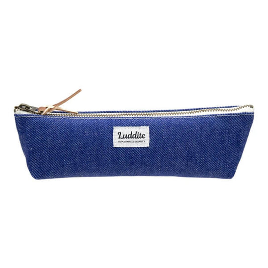 Boat Pencil Case in Blue Japanese Denim