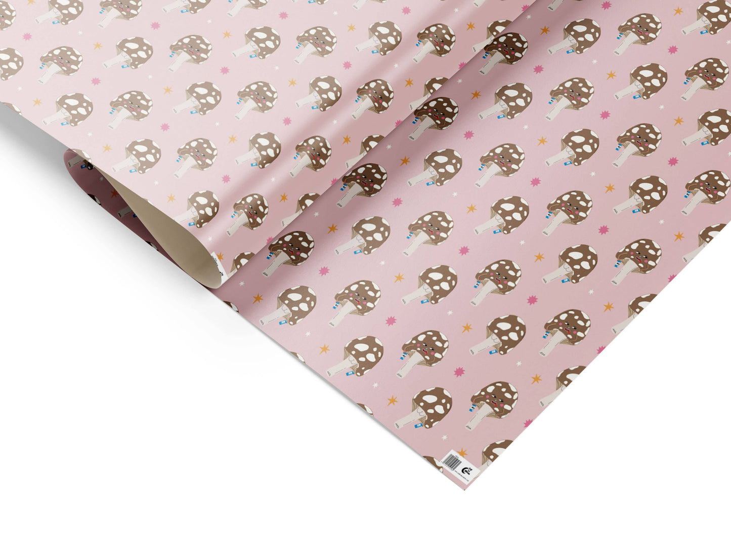 Mushroom Gift Wrap Sheet