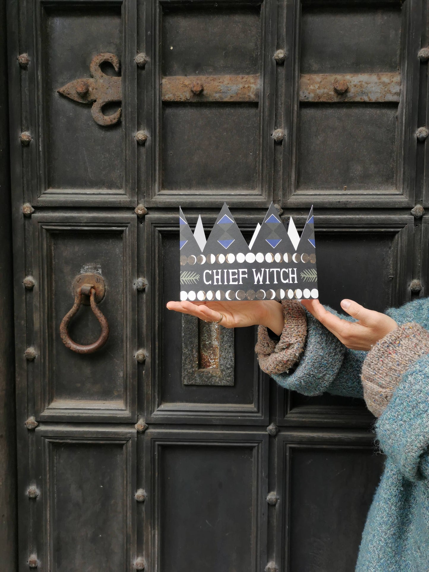 'Chief Witch' Party Hat Card