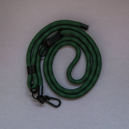 Crossbody Lanyard Phone Strap in Green Swirl