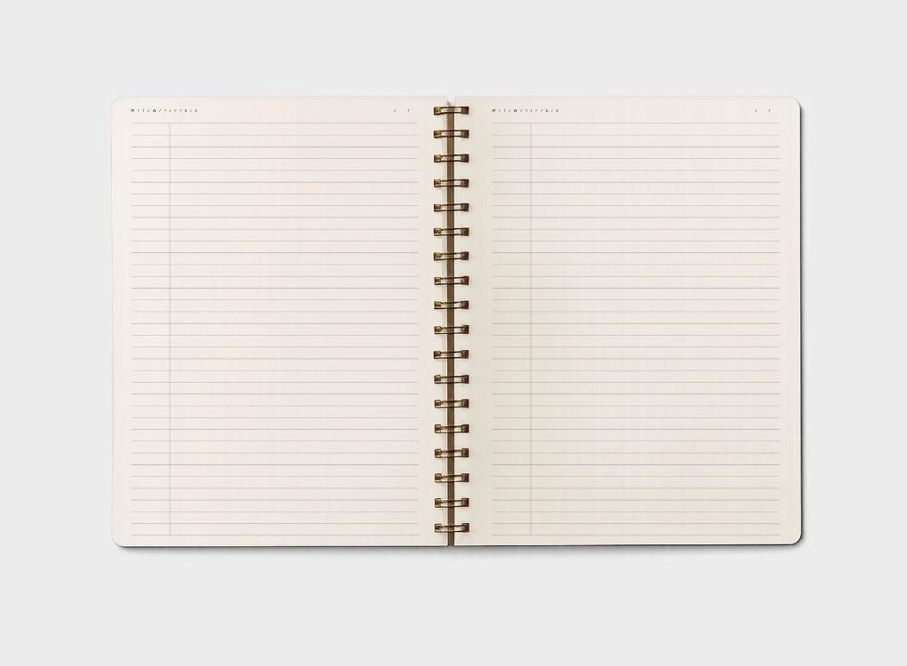 Form B5 Wirebound Notebook in Sage Green