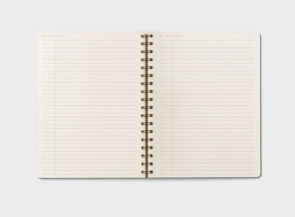 Form B5 Wirebound Notebook in Sage Green