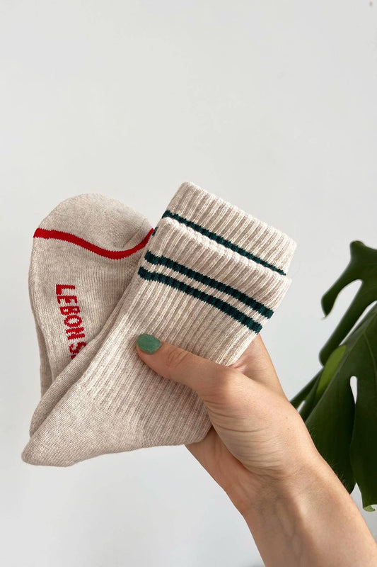 Boyfriend Socks in Oatmeal