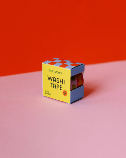 Olive & Pasta Washi Tape 2 Pack